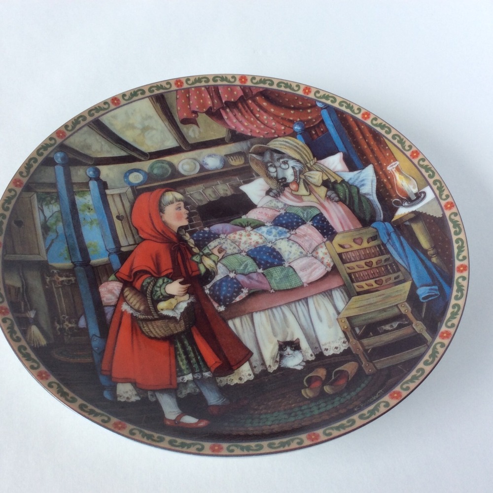 Little Red Riding Hood Collector Plate Knowles 1988